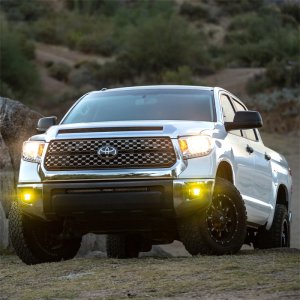 Toyota Tundra Fog Light Kit - Rigid Industries - 360-Series PRO SAE - Yellow - `14-`27